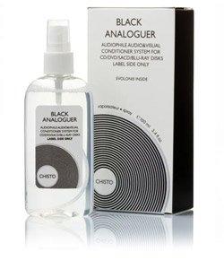 Chisto Black Analoguer Liquide antistatique pour CD / SACD / DVD / BluRay