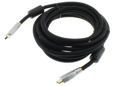 Câble HDMI Plaqué Or 4.8m