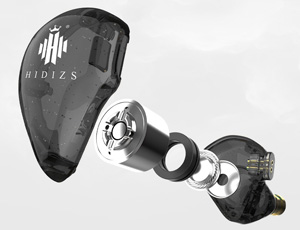 Hidizs MS1 Écouteurs Intra-Auriculaires IEM Dynamiques 20Ω 112dB 20Hz-40kHz