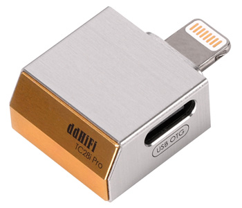 DD TC28i Pro Adaptateur USB-C Femelle vers Lightning Mâle OTG Plaqué Or