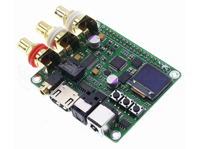 Module DAC pour Raspberry Pi PCM5122 I2S 32bit 384kHz DSD128