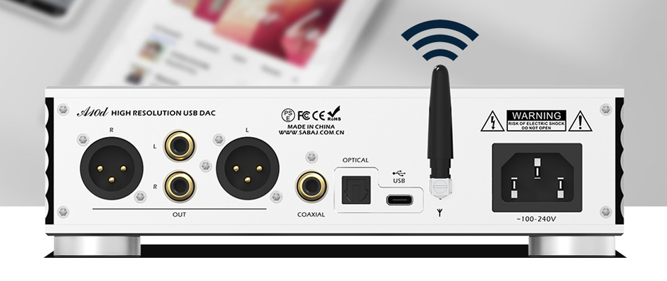 Sabaj A10d 2022 DAC 2x ES9038Q2M Amplificateur Casque XMOS XU208 Bluetooth 5.0 32bit 768kHz DSD512