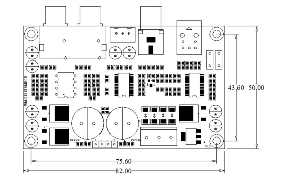 Module DAC CS4398 CS8416 24bit 192kHz