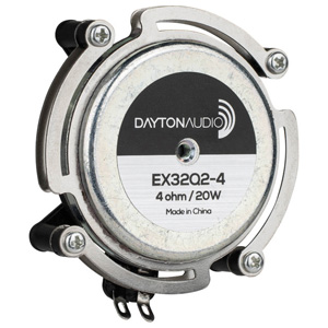 Dayton Audio EX32Q2-8 Haut-Parleur Vibreur Exciter Double 20W 8 Ohm Ø32mm