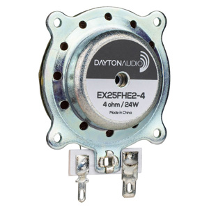 Dayton Audio EX25FHE2-4 Haut-Parleur Vibreur Exciter 24W 4 Ohm Ø25mm