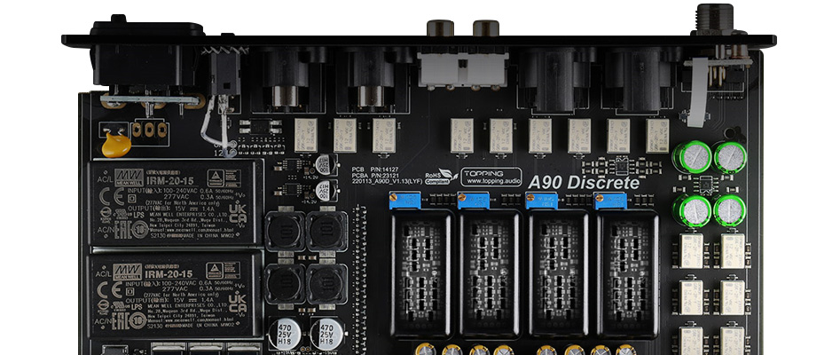 Topping A90 Discrete Amplificateur Casque Préamplificateur Discret Symétrique