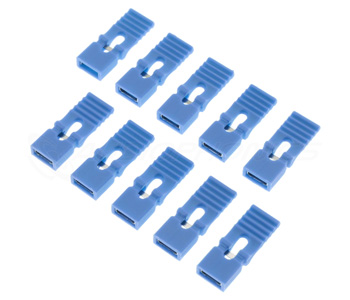 Jumpers de liaison XH 2.54mm long bleu (x10)