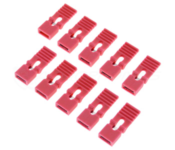 Jumpers de liaison XH 2.54mm long rouge (x10)