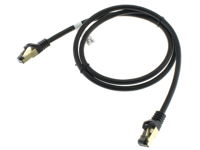 Câble Ethernet RJ45 Cat 8.1 40Gbps Blindé Plaqué Or 0.5m