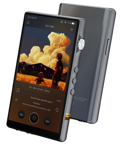 iBasso DX170 Baladeur Numérique DAP 2x CS43131 Bluetooth 5.0 aptX LDAC WiFi Android 11 Gris<span id=