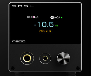 SMSL M500 MKIII DAC Amplificateur Casque ES9038Pro XMOS XU316 Bluetooth 5.0 32bit 768kHz DSD512 MQA MQA-CD