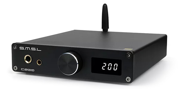 SMSL C200 DAC ES9038Q2M Bluetooth 5.0 aptX-HD LDAC 32bit 768kHz DSD512