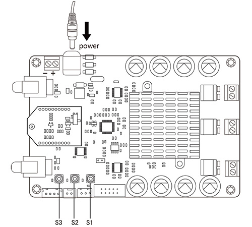 TinySine TSA7550B Module Amplificateur Class D Mono TDA7498E DSP ADAU1701 Bluetooth 5.0 aptX 200W