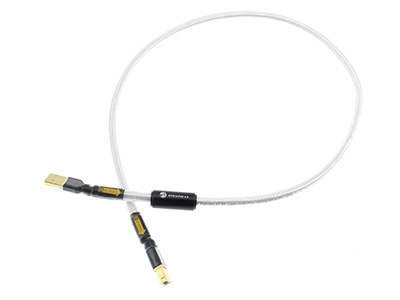 ATAudio Polaris Câble USB-A Mâle vers USB-B Mâle Cuivre 7N OCC Plaqué Argent Quadruple Blindage 0.75m