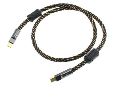 ATAudio L-4E6S Câble USB-C Mâle vers USB-C Mâle Cuivre OFC Plaqué Or 0.75m