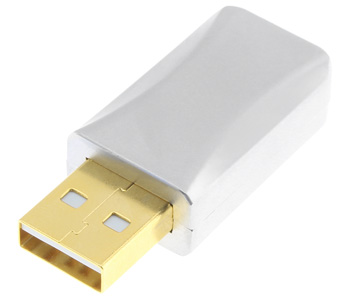 Connecteur USB-A Mâle Ø7mm Argent