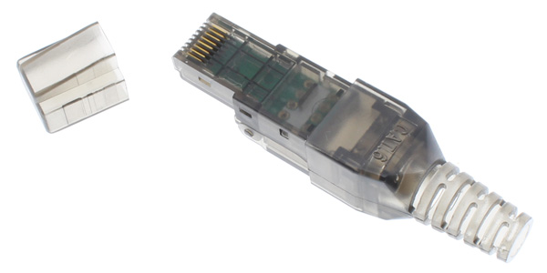 Connecteur RJ45 Cat.6 UTP Ø9mm