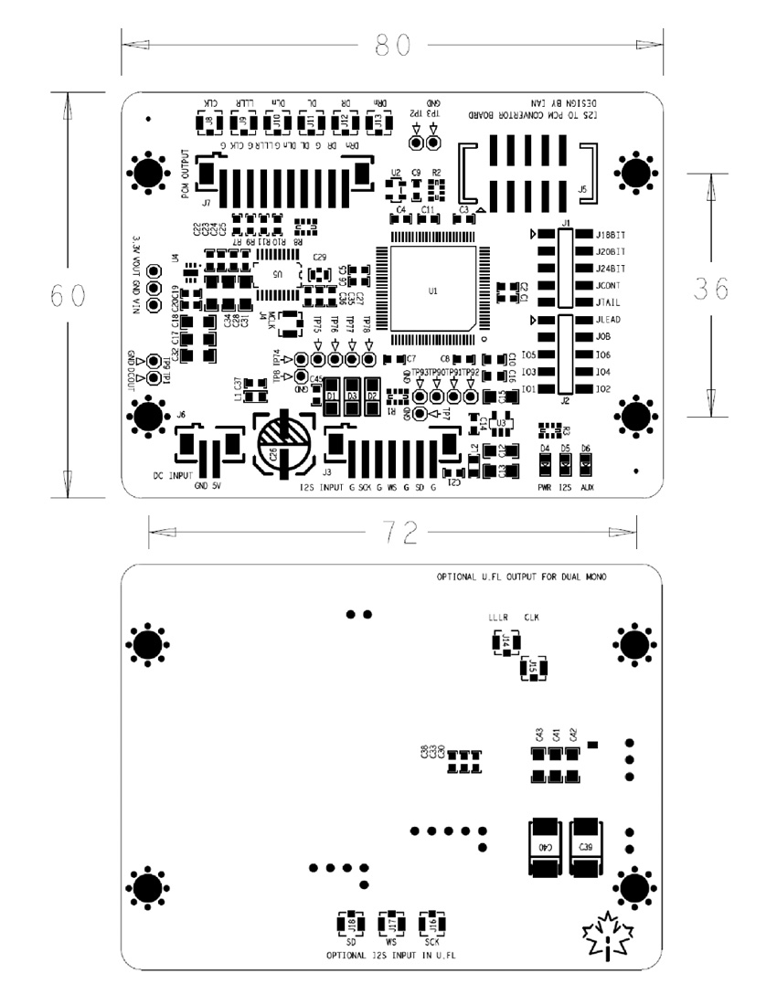 Ian Canada Module de Conversion I2S vers PCM