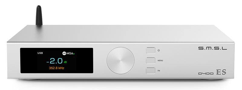 SMSL D400ES DAC ES9039MSPro XMOS XU316 11x OPA1612 Bluetooth 5.0 aptX HD LDAC 32bit 768kHz DSD512 MQA