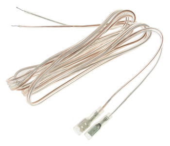 Câbles pour petits haut-parleurs cosses vers fils nus cuivre étamé 1.45m (set x4)