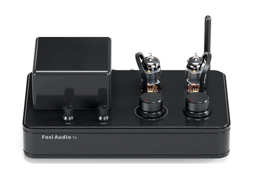 Fosi Audio T3 Amplificateur à Tubes 2x 6F2 Bluetooth 5.0 2x50W 4 Ohm