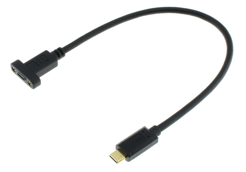 Audiophonics - Adaptateur USB-C Mâle vers Jack 3.5mm / USB-C Femelle