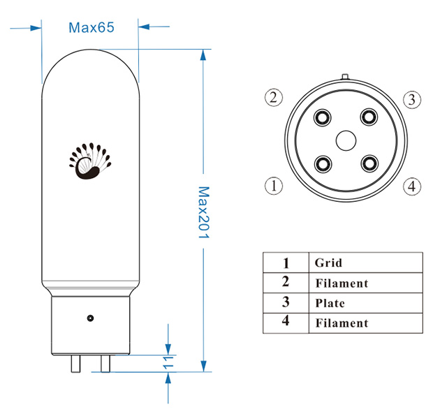 PSvane 211-TII Tubes HiFi Triode (Paire Appairée)