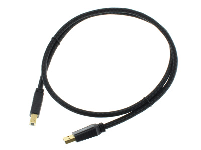 Pangea Audio Premier SE MKII Câble USB-A Mâle vers USB-B Mâle Cuivre Cardas Plaqué Argent 1.5m