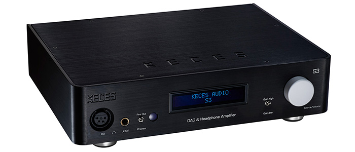 Keces S3 DAC Préamplificateur Amplificateur Casque ES9026Pro 32bit 384kHz DSD256