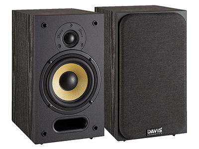 Davis Acoustics Ariane 1 Enceintes Bibliothèque 2 Voies 80W 88dB 55Hz-20kHz Noir (La paire)