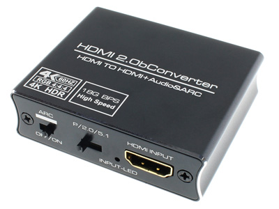 Extracteur HDMI vers HDMI / Optique / Jack 3.5mm 5.1 18Gbps HDCP 2.2 4K 60Hz HDR ARC 3D CEC