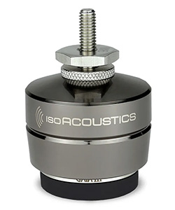 IsoAcoustics Gaia III Absorbeurs de vibrations 32kg Ø43x39mm (Set x4)