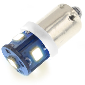 Ampoule à LED SMD 6.3V Culot BA15S Blanc Chaud