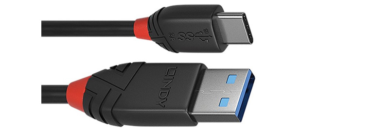 Lindy Black Line Câble USB-C 3.2 Mâle