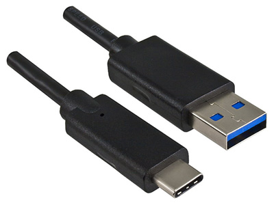 Câble USB-C 3.1 mâle vers USB-A 3.0 mâle 50cm