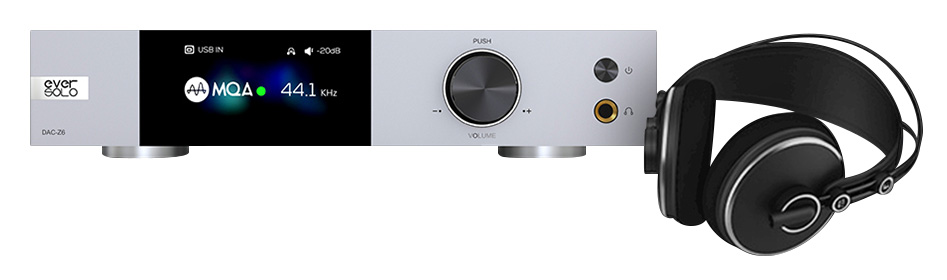 EverSolo DAC-Z6 DAC ES9068AS XMOS XU316 Bluetooth 5.0 32bit 768kHz DSD512 MQA