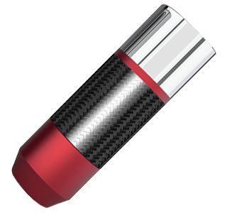 Viborg XM203AG Connecteur XLR mâle argent pur PTFE Ø11mm Rouge (Unité) 