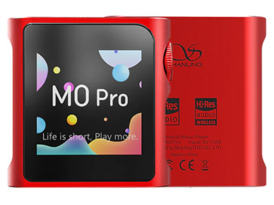 Shanling M0 Pro DAP Baladeur Numérique HiFi Compact DAC 2x ES9219C Bluetooth 5.0 LDAC 32bit 384kHz DSD Rouge