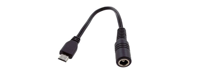 allo adaptateur jack dc vers micro usb