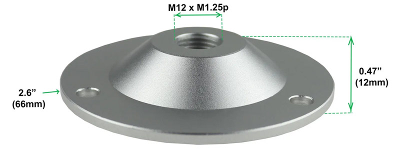 IsoAcoustics B&W Plate Adaptateur Gaia I pour enceintes B&W Nautilus / Diamond