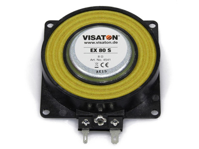 Visaton EX 80 S Haut-Parleur Vibreur Exciter 50W 8Ω 80x80mm