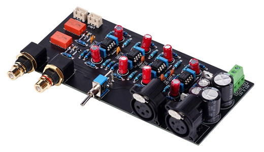 Module symétriseur de sources XLR / RCA stéréo