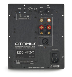 Atohm S250-MK2-X Ice Power Module Amplificateur Class D Subwoofer 220W 4Ω