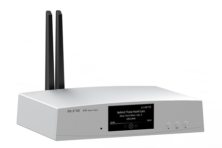 Aune S10N Lecteur réseau WiFi Bluetooth aptX HD LDAC 32bit 768kHz DSD512 Argent