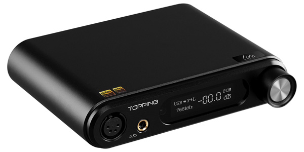 Topping DX5 Lite DAC 2x ES9068AS Amplificateur Casque NFCA XMOS Bluetooth 32bit 768kHz DSD512 Noir