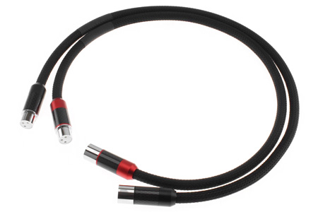 Audiophonics Obsidian Câble de modulation XLR-XLR Argent UP-OCC 0.75m (La paire)