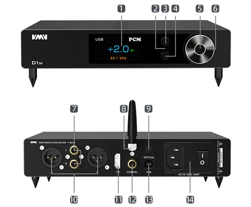 SMSL D1SE2 DAC ES9039MSPRO Symétrique CPLD Altera XMOS XU316 32bit 768kHz DSD512 MQA