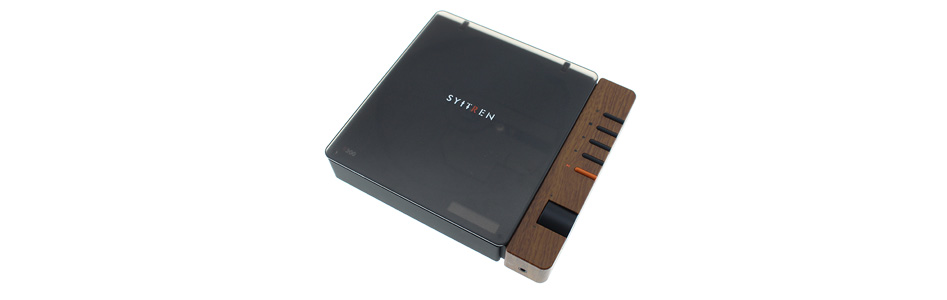 Syitren R300 Lecteur CD sur Batterie Bluetooth 5.3 Noir / Bois