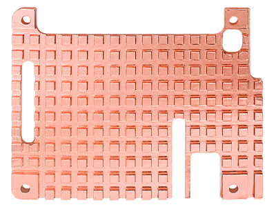 Radiateur dissipateur thermique cuivre pour Raspberry Pi 4