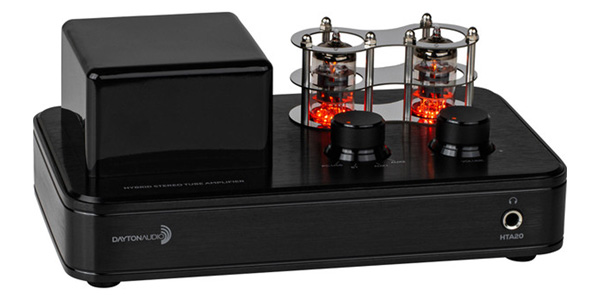 Dayton Audio HTA20 Amplificateur à tubes hybride Bluetooth 2x15W 4Ω